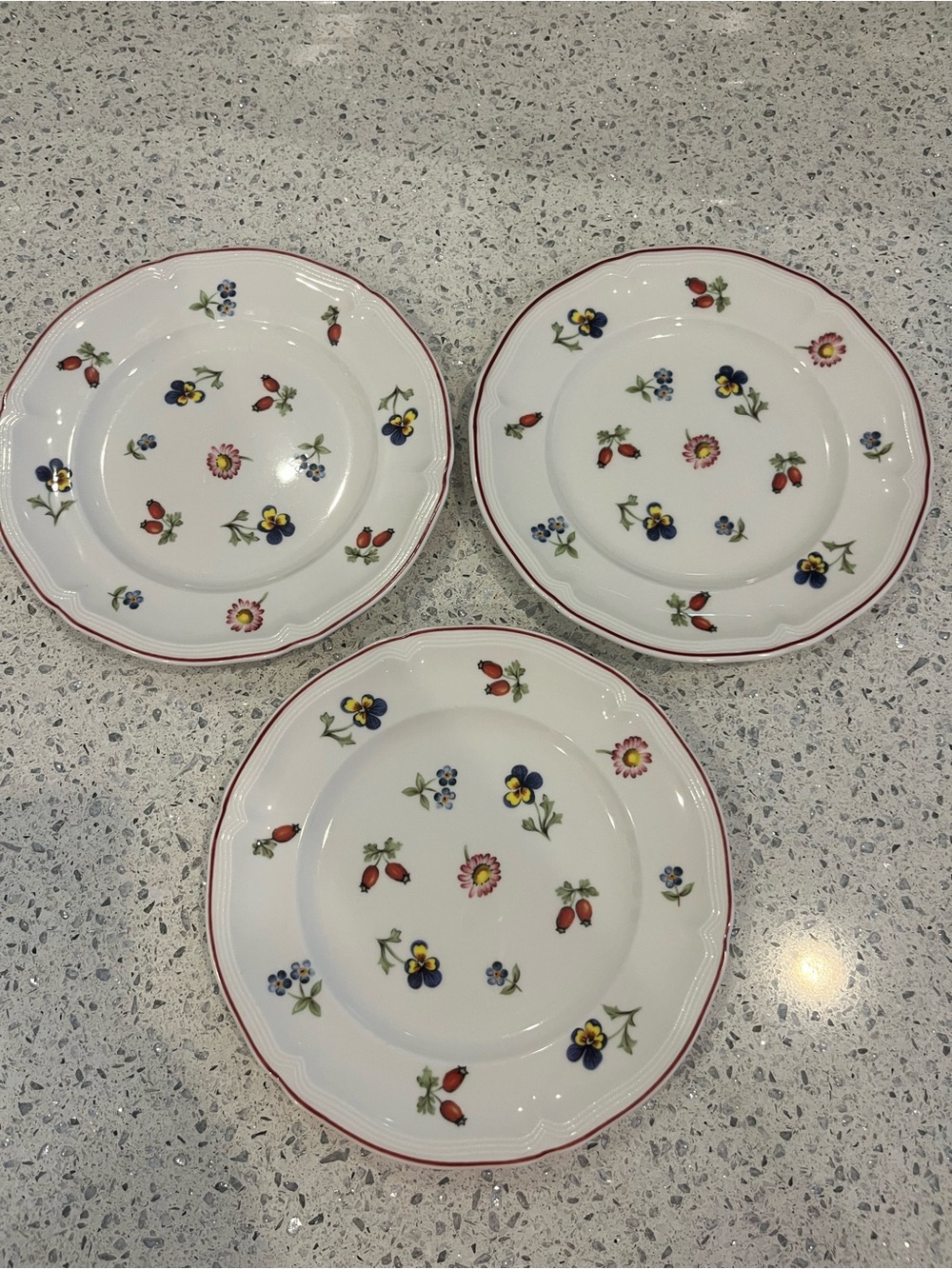 EUC Villeroy & Boch Petite Fleur Small Plates